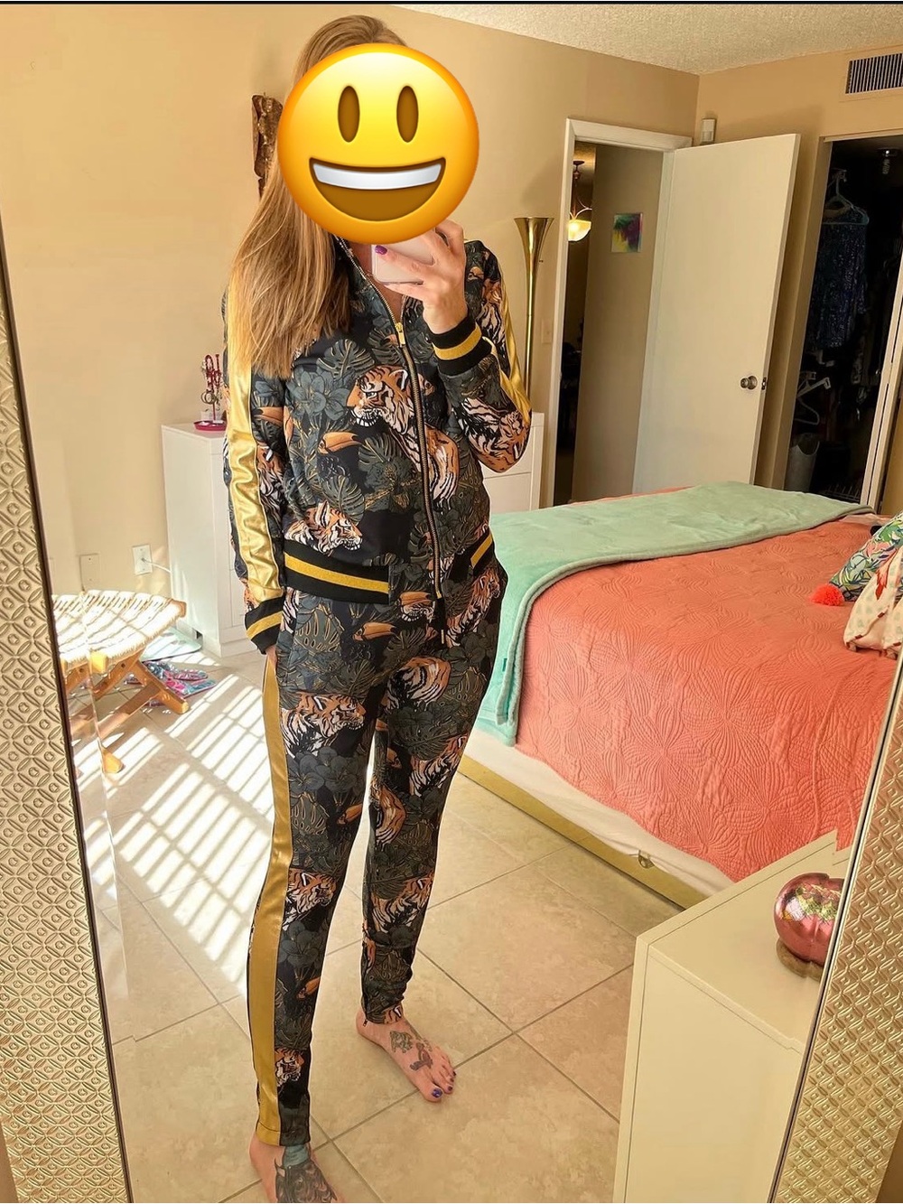 Victorious Jungle Print tracksuit